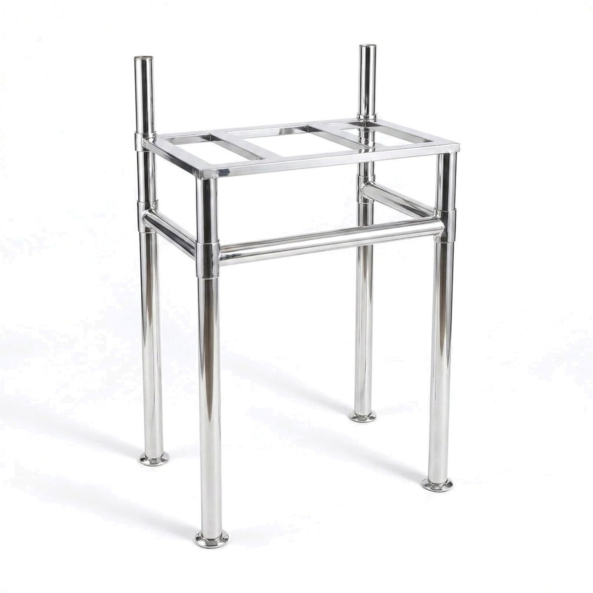Metal Stand No. 787 – custom stainless steel vanity stand — view 1