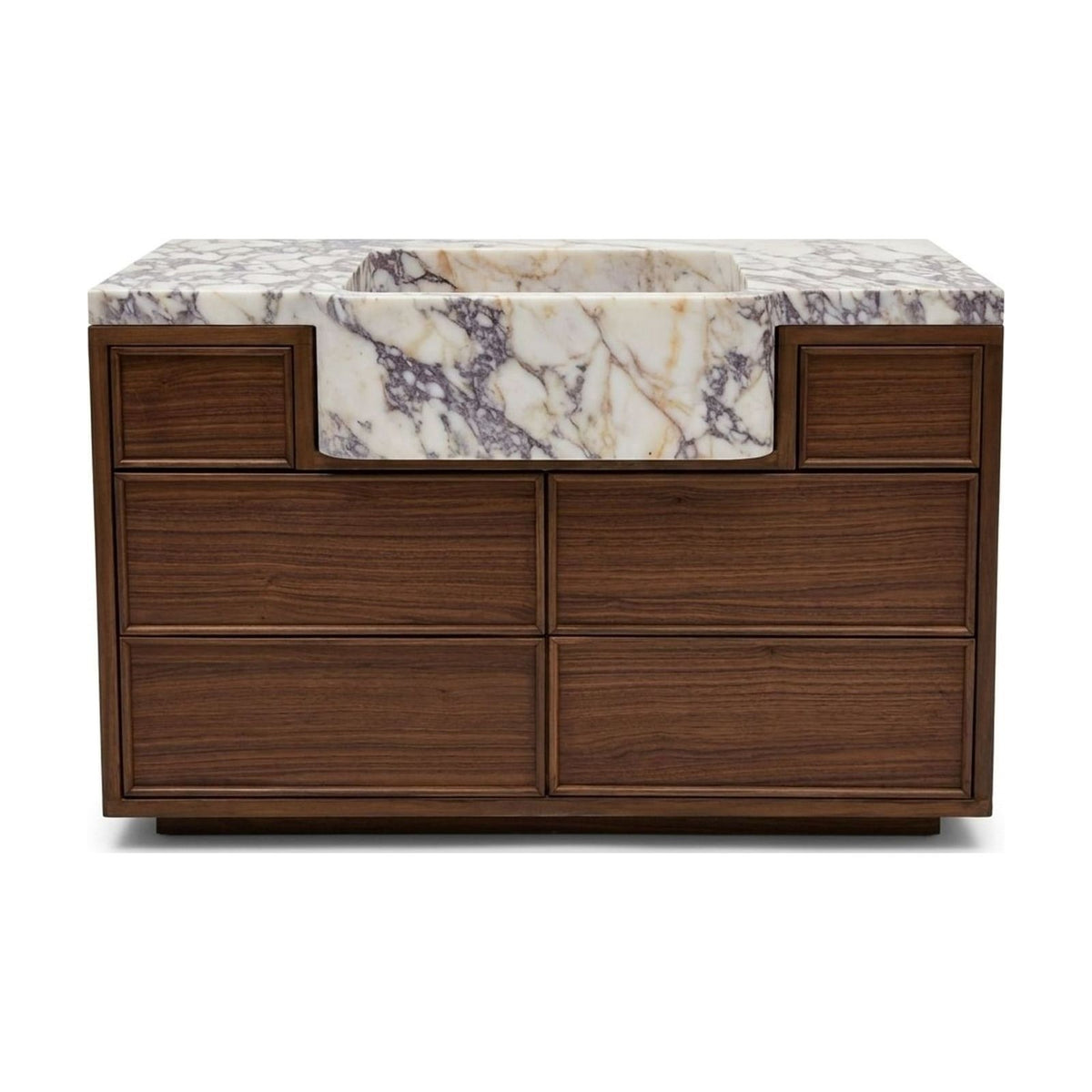 Calacatta Viola Honed Marble Vanity — view 1