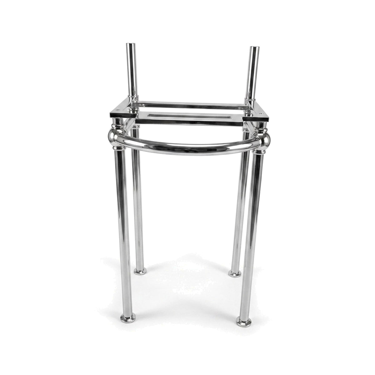 Metal Stand No. 854 – custom stainless steel vanity stand — view 1
