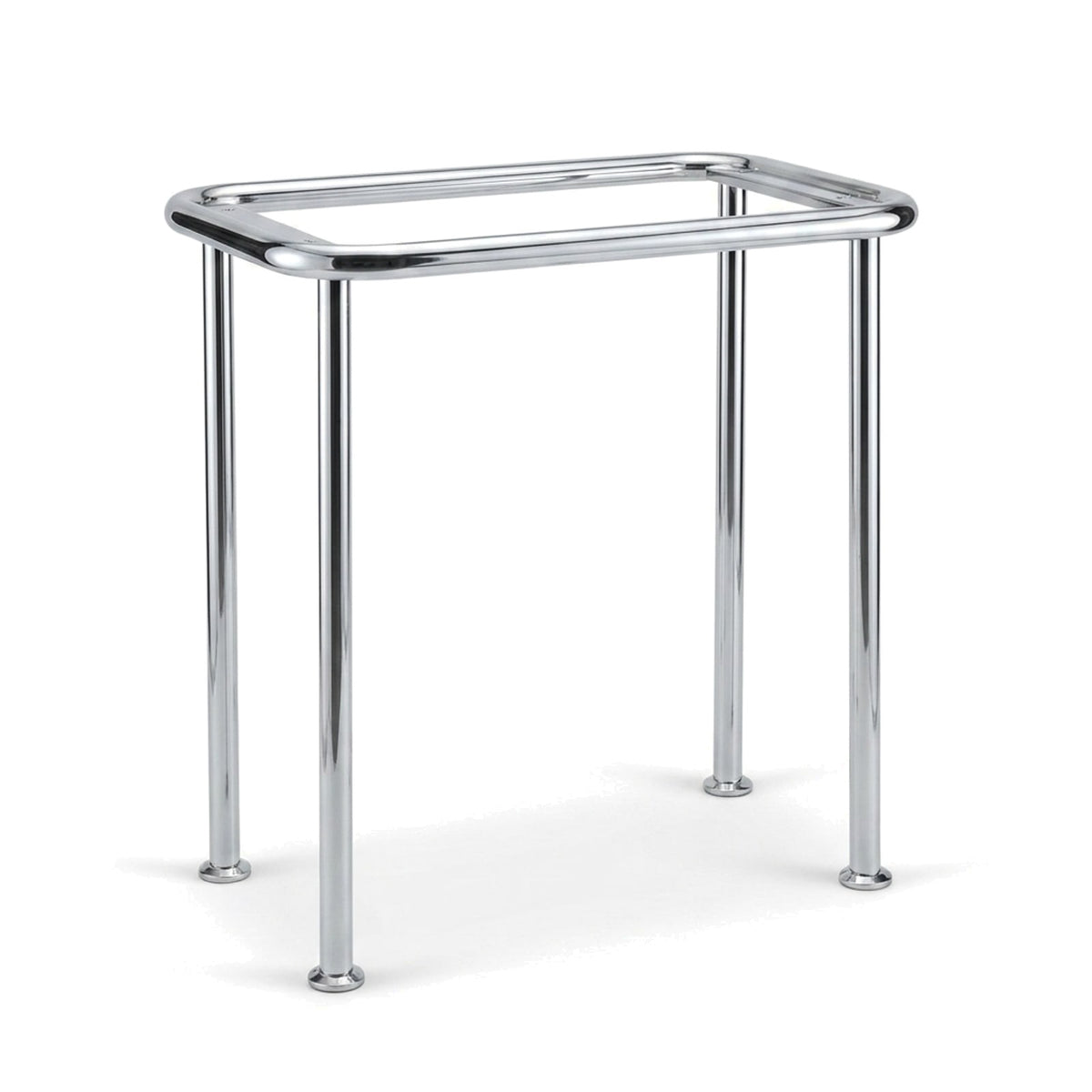Metal Stand No. 837 – custom stainless steel vanity stand — view 1