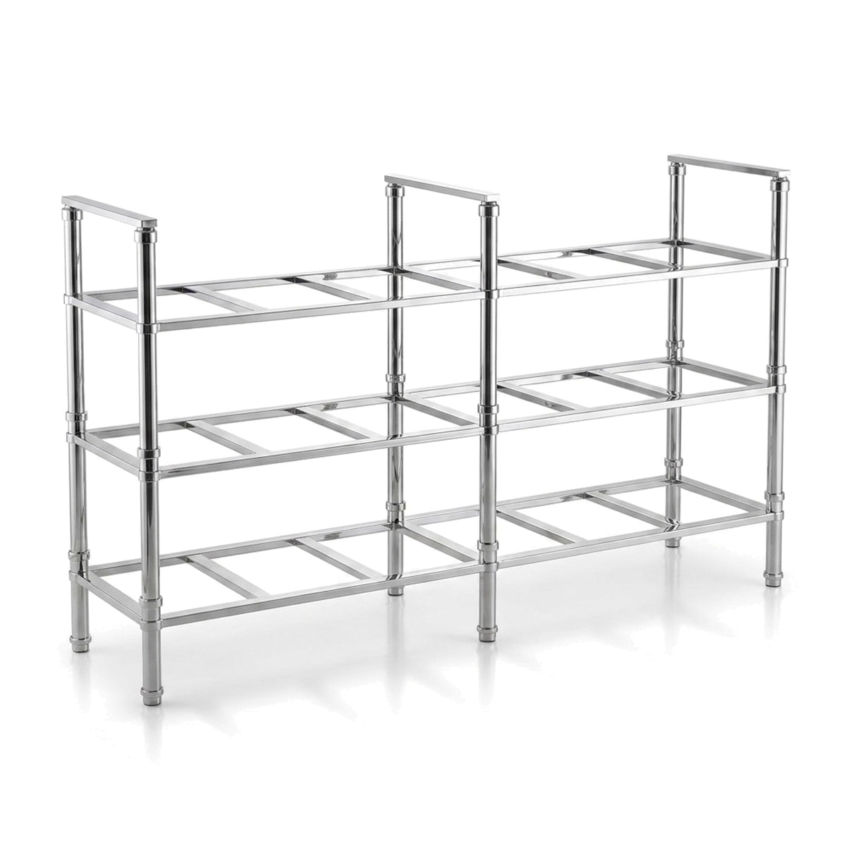Metal Stand No. 825 – custom stainless steel vanity stand — view 1