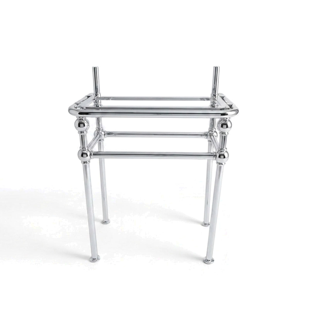 Metal Stand No. 867 – custom stainless steel vanity stand — view 1