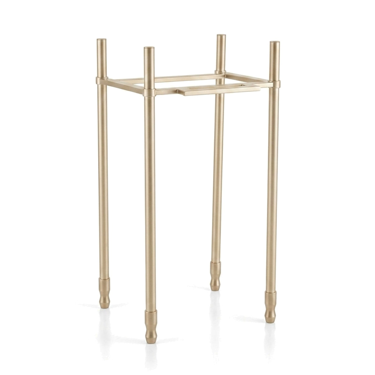 Metal Stand No. 859 – custom stainless steel vanity stand — view 1