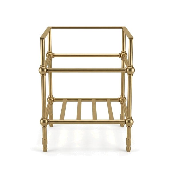 Metal Stand No. 806 – Custom Size Vanity Legs for Marble Sink | Brass, Black or Chrome PVD Stainless Steel Console