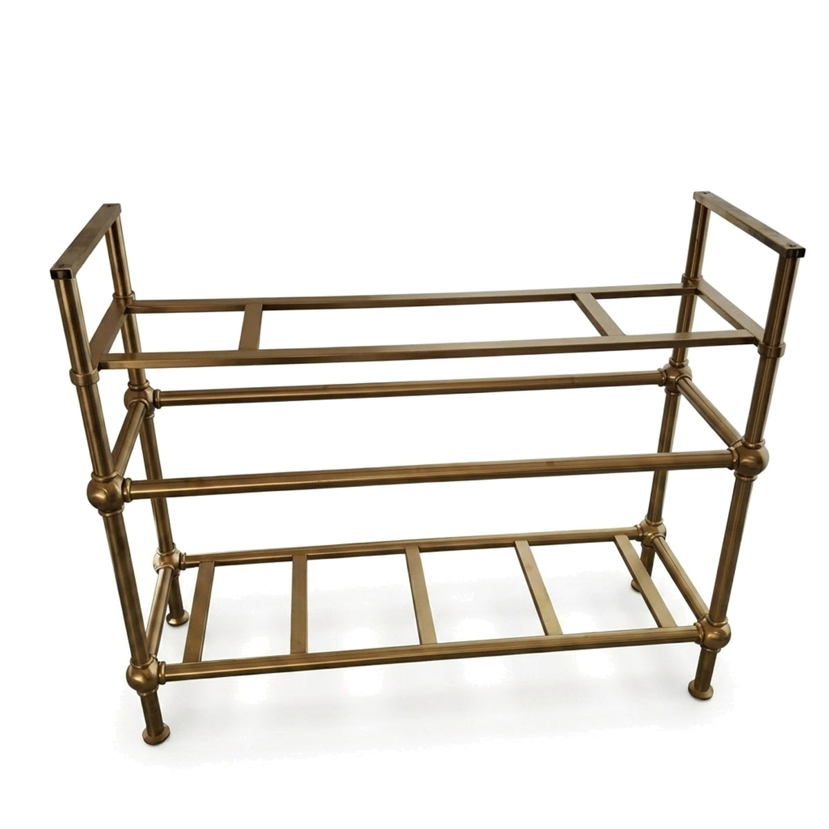 Metal Stand No. 790 – custom stainless steel vanity stand — view 1
