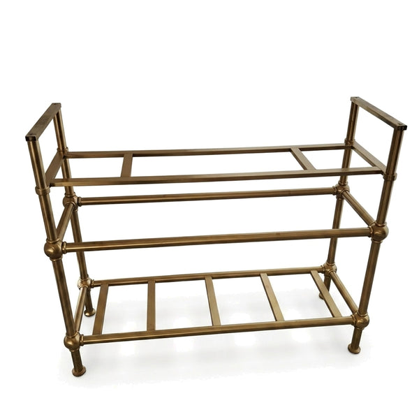 Metal Stand No. 790 – Custom Size Vanity Legs for Marble Sink | Brass, Black or Chrome PVD Stainless Steel Console
