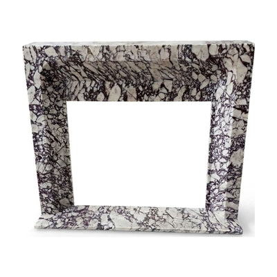 Calacatta Viola Polished Marble Fireplace Surround