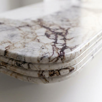 Calacatta Viola Polished Marble Table — marble detail