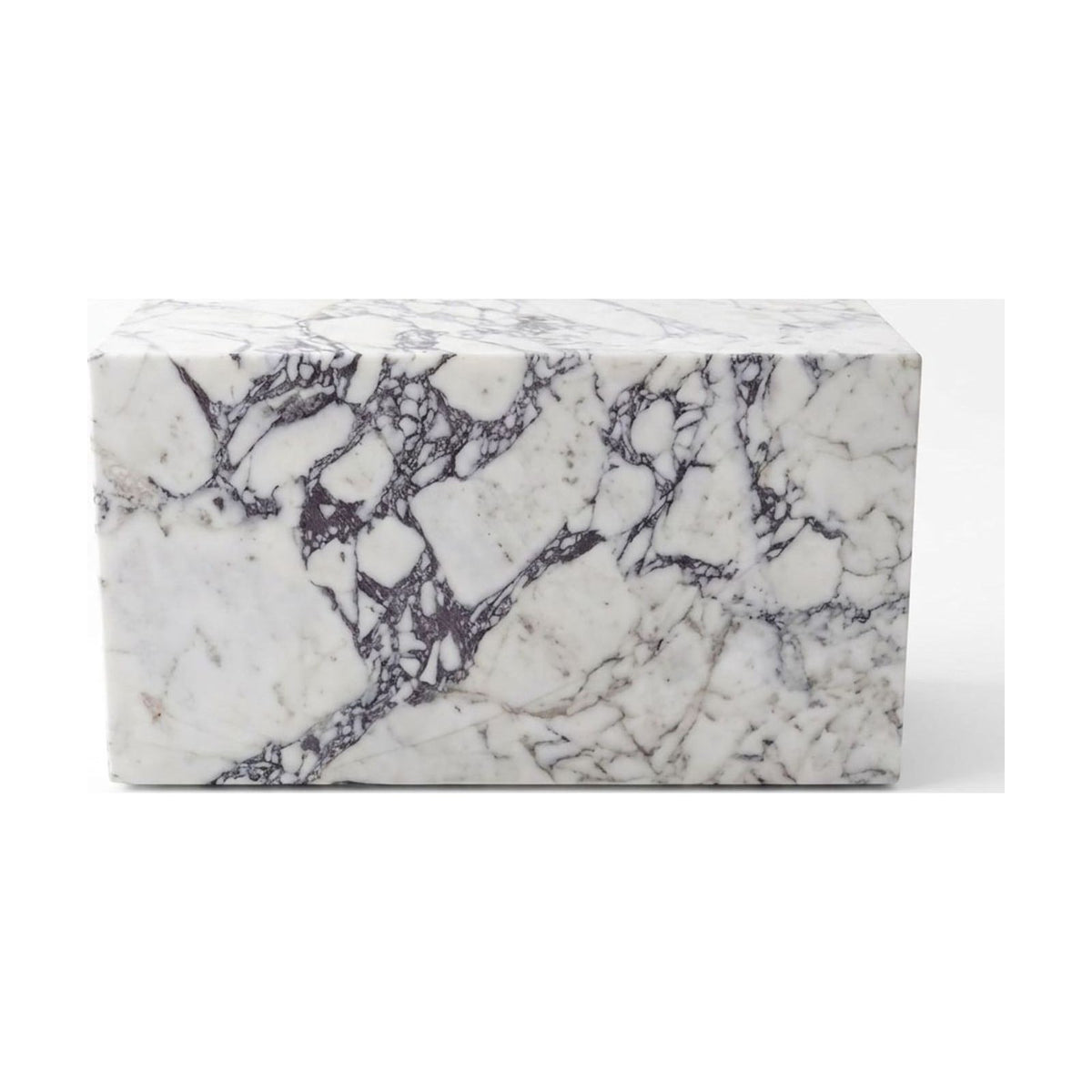 Calacatta Viola Rectangular Honed Marble Block Sink — view 1
