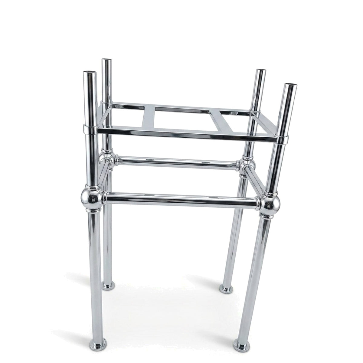 Metal Stand No. 871 – custom stainless steel vanity stand — view 1