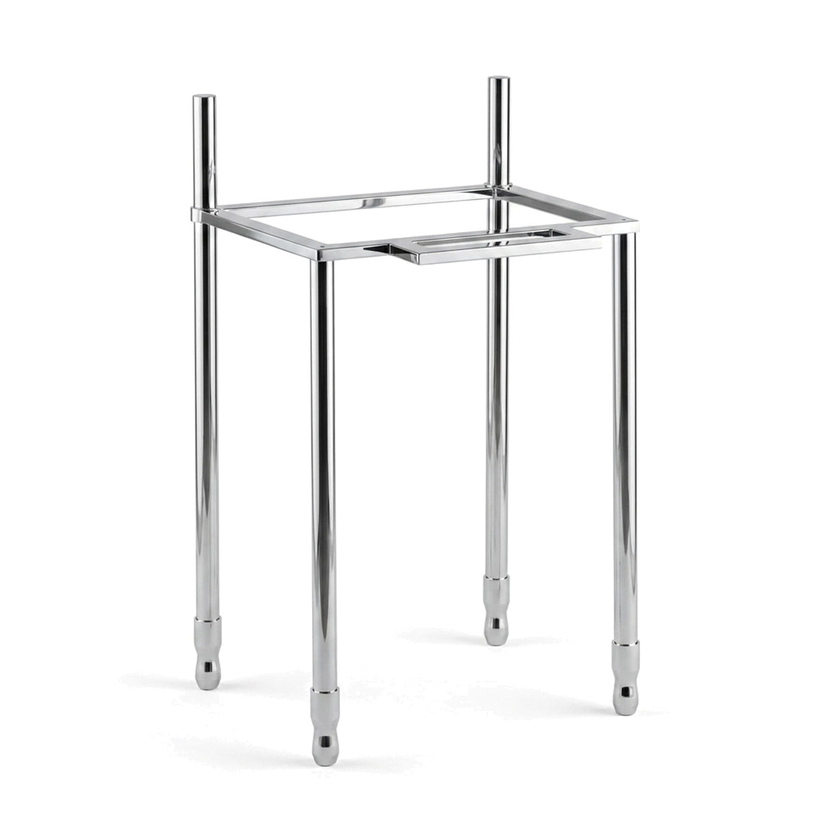 Metal Stand No. 821 – custom stainless steel vanity stand — view 1