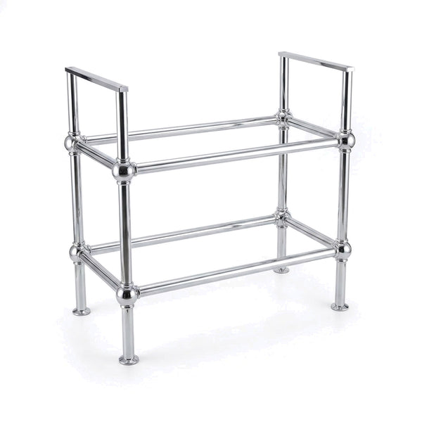 Metal Stand No. 809 – Custom Size Vanity Legs for Marble Sink | Brass, Black or Chrome PVD Stainless Steel Console