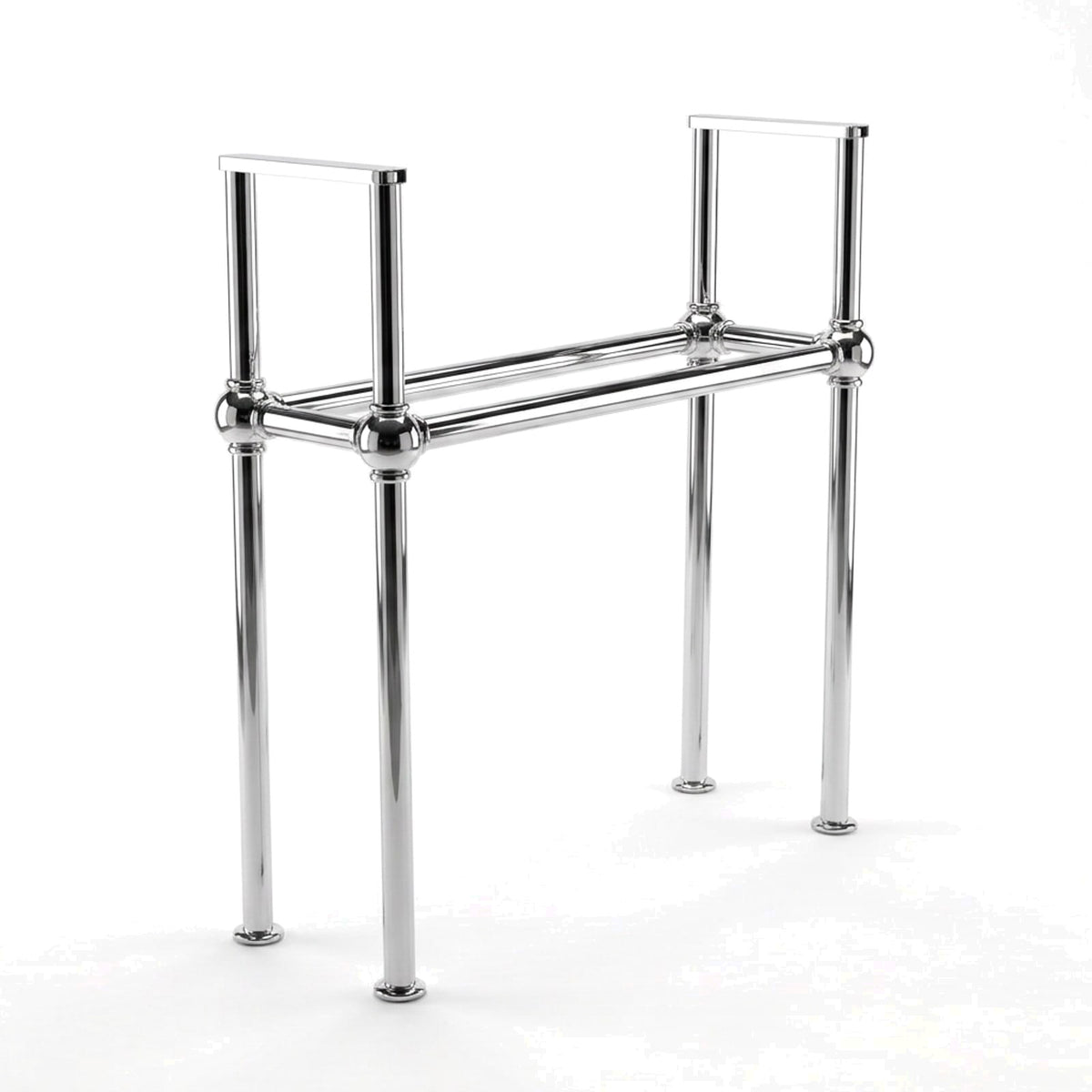 Metal Stand No. 879 – custom stainless steel vanity stand — view 1