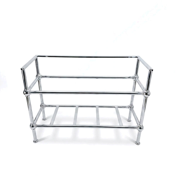 Metal Stand No. 805 – Custom Size Vanity Legs for Marble Sink | Brass, Black or Chrome PVD Stainless Steel Console