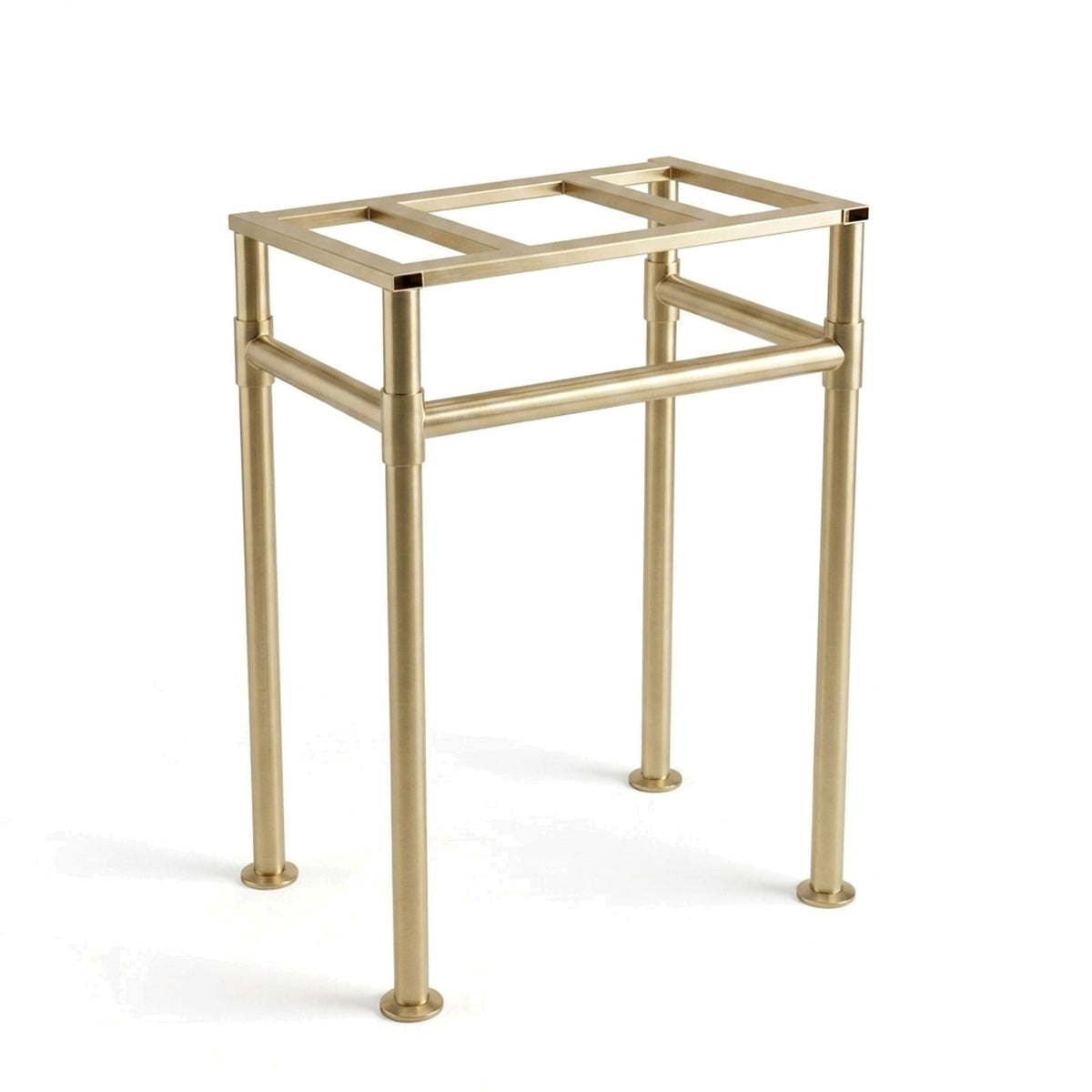 Metal Stand No. 795 – custom stainless steel vanity stand — view 1