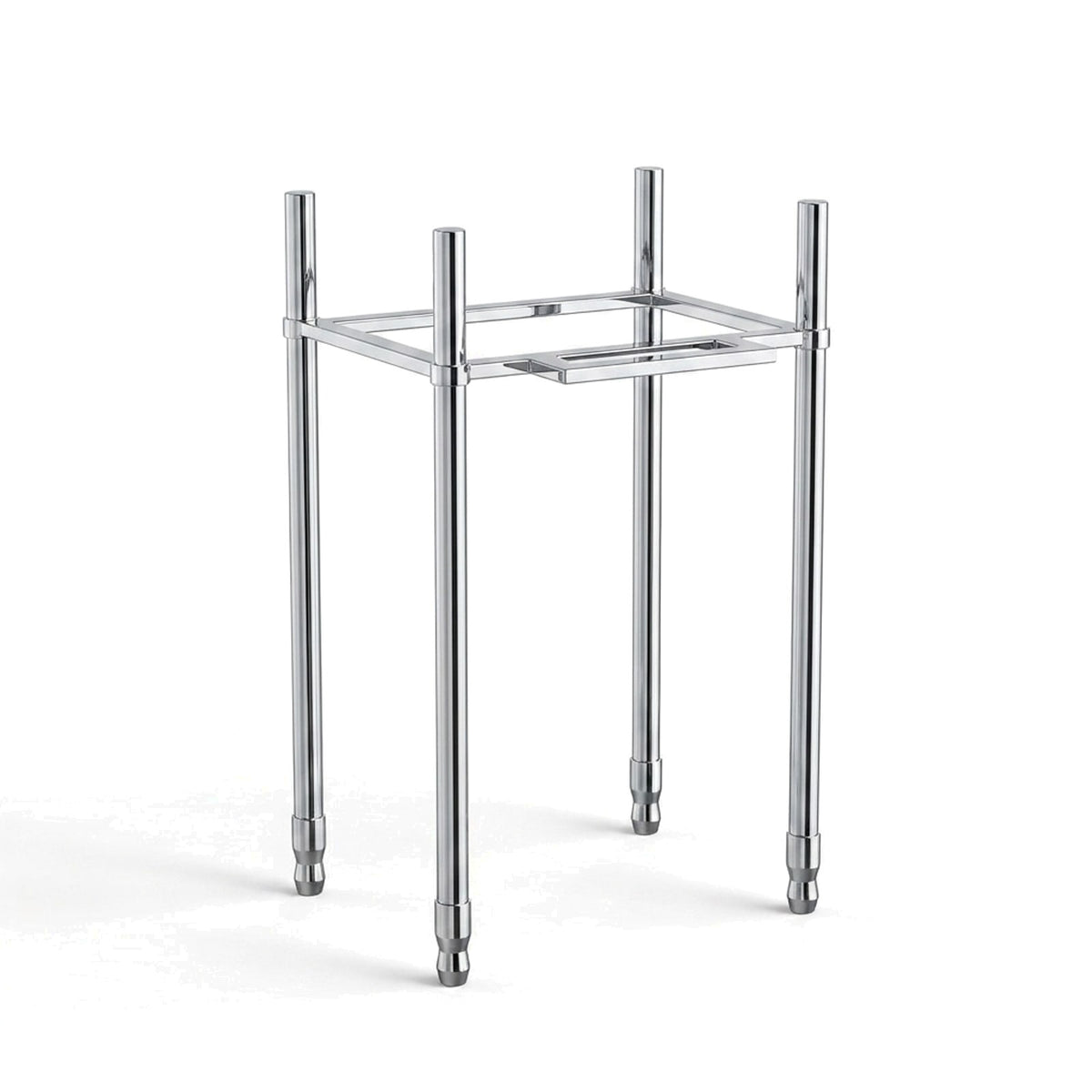 Metal Stand No. 844 – custom stainless steel vanity stand — view 1