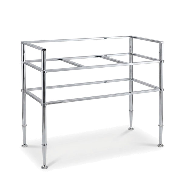 Metal Stand No. 841 – Custom Size Vanity Legs for Marble Sink | Brass, Black or Chrome PVD Stainless Steel Console
