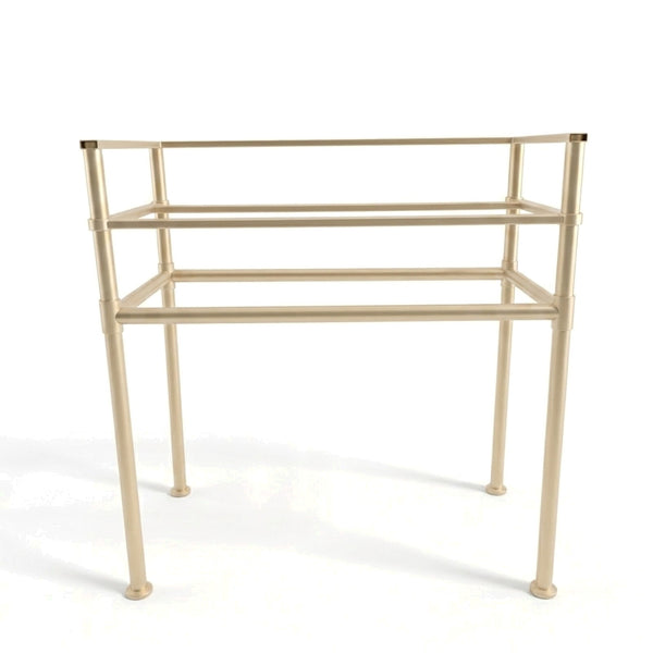 Metal Stand No. 855 – Custom Size Vanity Legs for Marble Sink | Brass, Black or Chrome PVD Stainless Steel Console