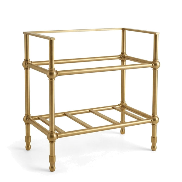 Metal Stand No. 827 – Custom Size Vanity Legs for Marble Sink | Brass, Black or Chrome PVD Stainless Steel Console