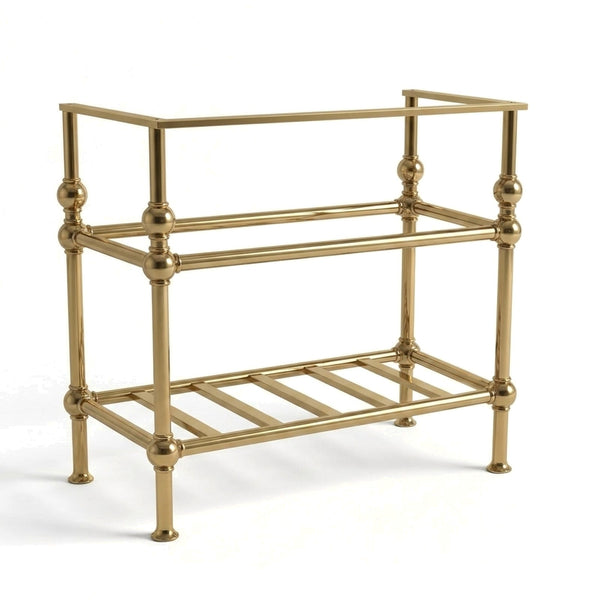 Metal Stand No. 565 – Custom Size Vanity Legs for Marble Sink | Brass, Black or Chrome PVD Stainless Steel Console
