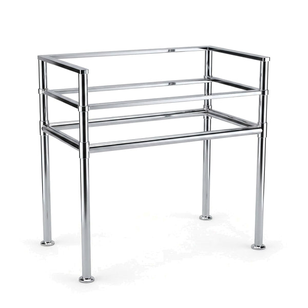 Metal Stand No. 846 – Custom Size Vanity Legs for Marble Sink | Brass, Black or Chrome PVD Stainless Steel Console