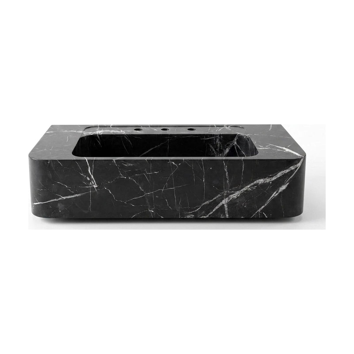 Nero Marquina Marble Sink — view 1