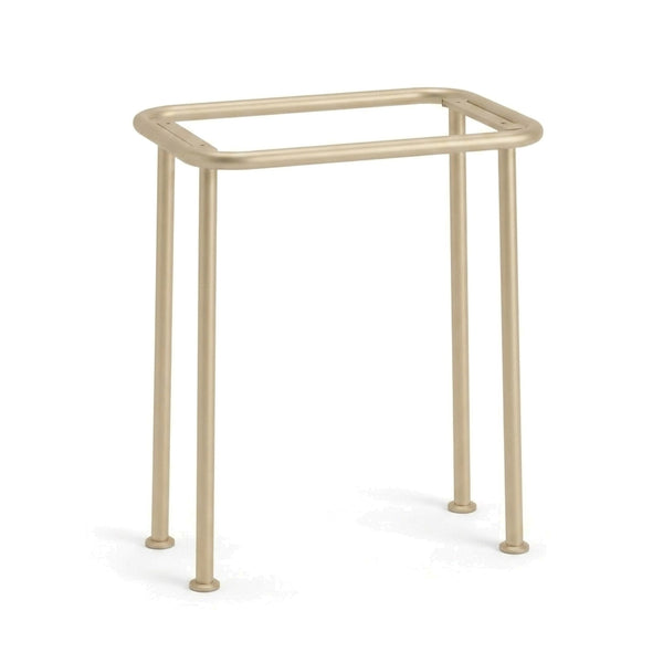 Metal Stand No. 856 – Custom Size Vanity Legs for Marble Sink | Brass, Black or Chrome PVD Stainless Steel Console