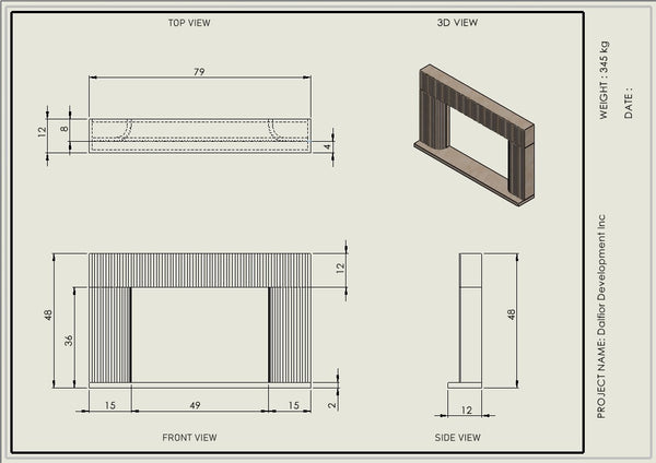 Dalfior Development Inc - Custom Order