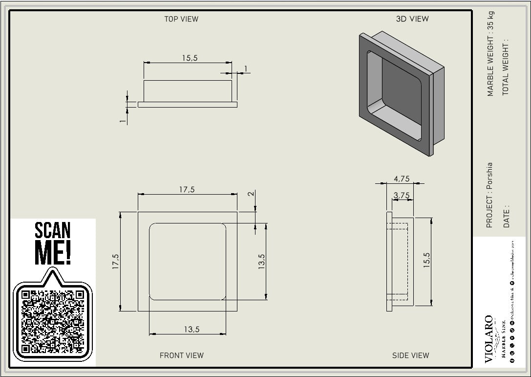 Porshia Eddy Custom Shelves (2 pcs.)