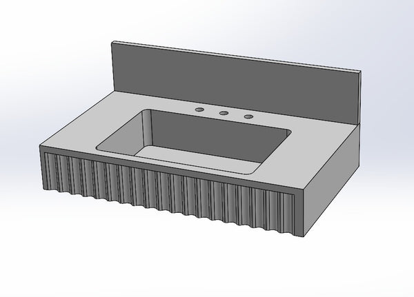 Matt Wiens - Custom Order (2 pcs. floating sinks) hover