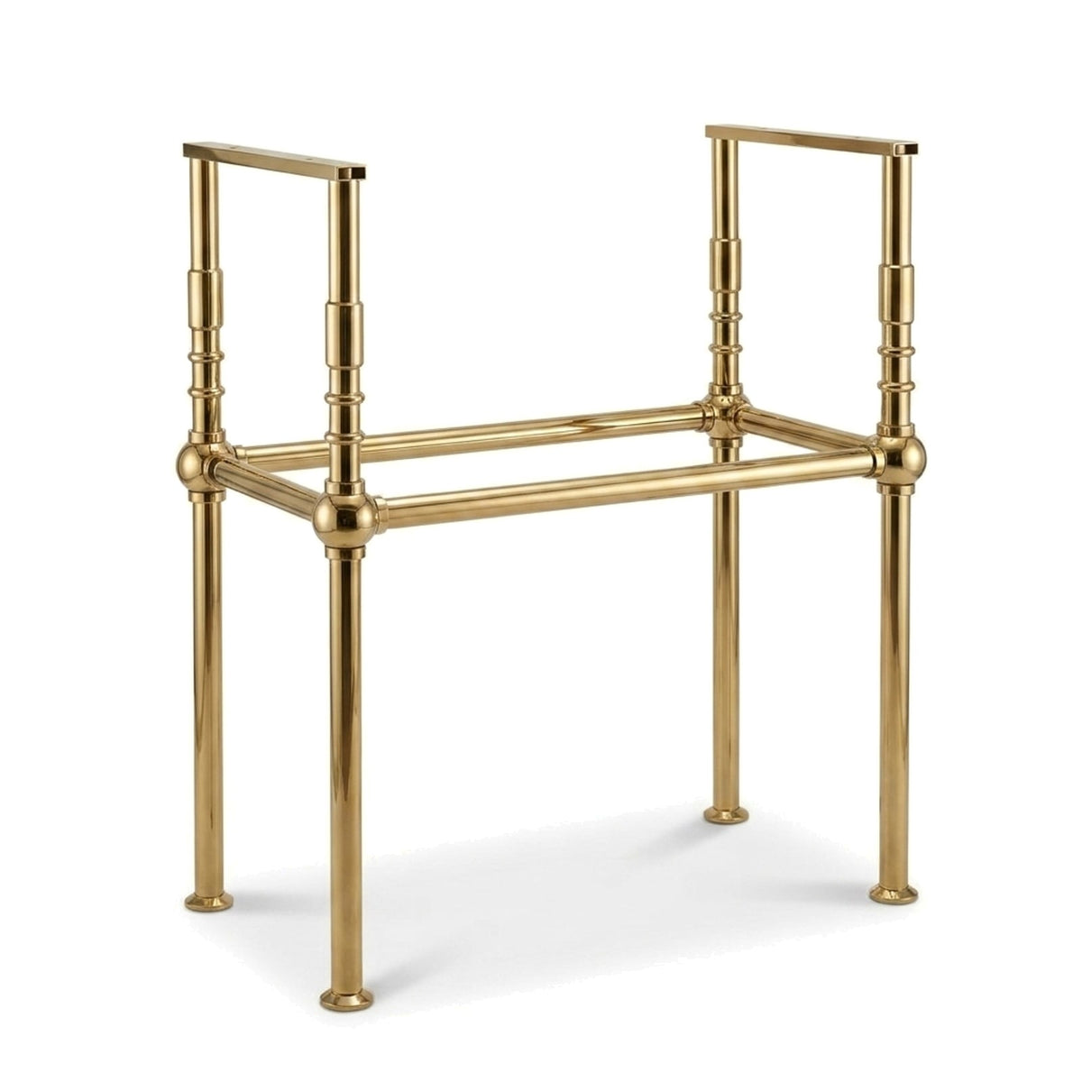 Metal Stand No. 860 – custom stainless steel vanity stand — view 1
