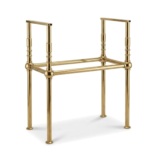Metal Stand No. 860 – Custom Size Vanity Legs for Marble Sink | Brass, Black or Chrome PVD Stainless Steel Console