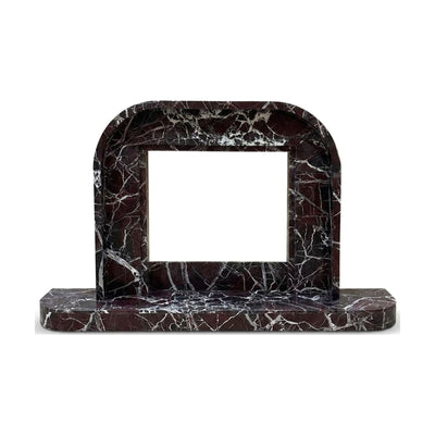 Rosso Levanto Polished Marble Fireplace Surround