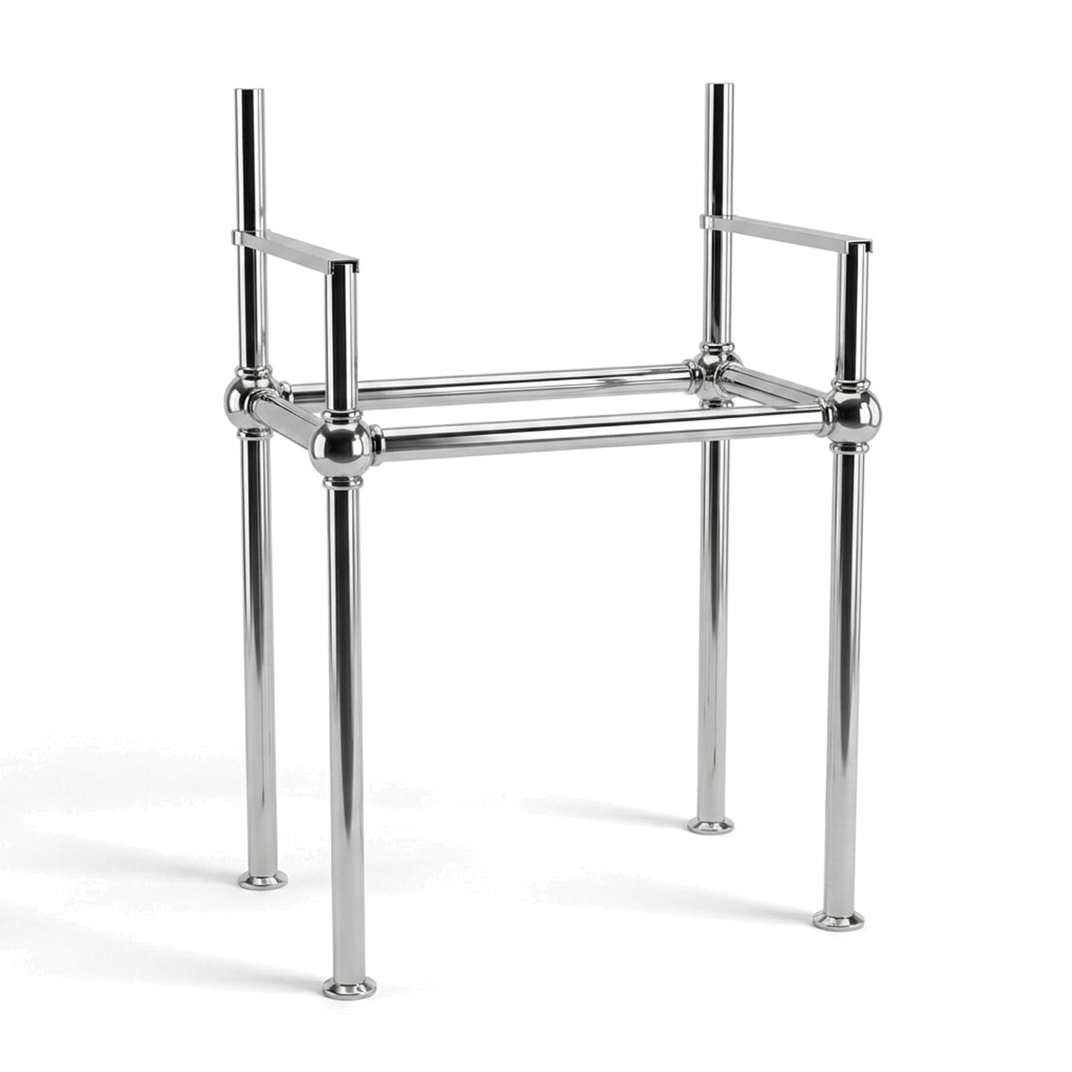 Metal Stand No. 804 – custom stainless steel vanity stand — view 1
