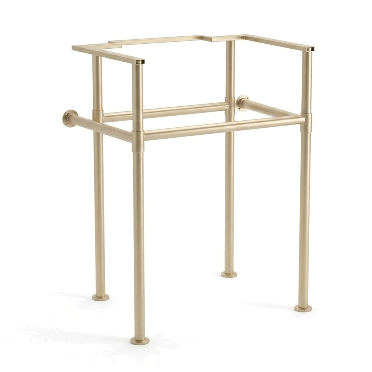 Metal Stand No. 851 – custom stainless steel vanity stand — view 1
