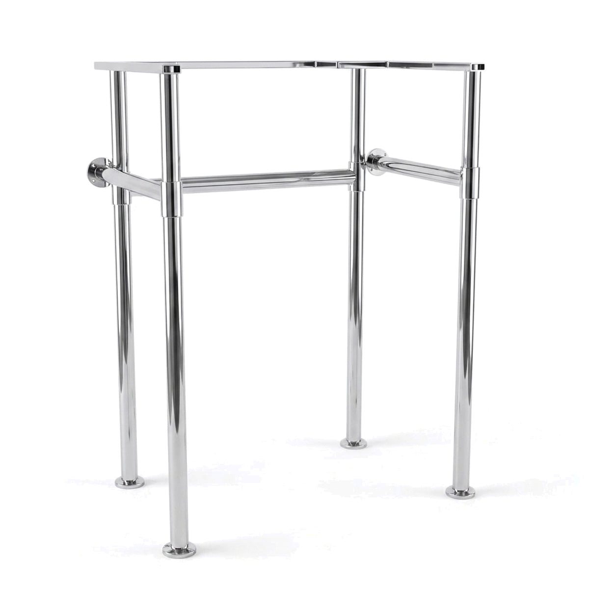 Metal Stand No. 835 – custom stainless steel vanity stand — view 1