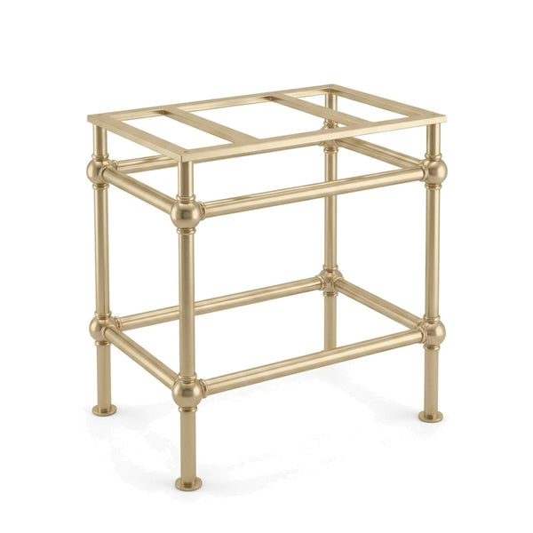 Metal Stand No. 849 – Custom Size Vanity Legs for Marble Sink | Brass, Black or Chrome PVD Stainless Steel Console