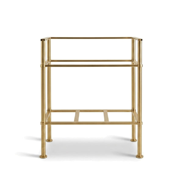 Metal Stand No. 864 – Custom Size Vanity Legs for Marble Sink | Brass, Black or Chrome PVD Stainless Steel Console