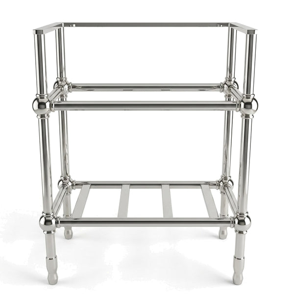 Metal Stand No. 786 – Custom Size Vanity Legs for Marble Sink | Brass, Black or Chrome PVD Stainless Steel Console