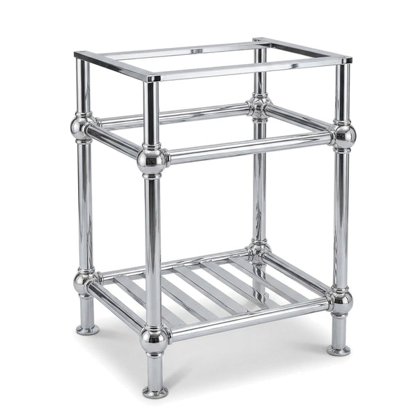 Metal Stand No. 836 – Custom Size Vanity Legs for Marble Sink | Brass, Black or Chrome PVD Stainless Steel Console