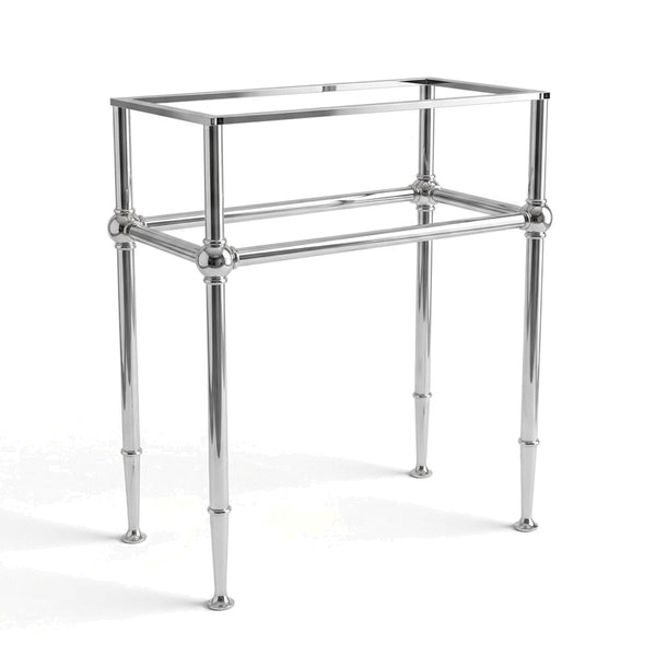 Metal Stand No. 833 – Custom Size Vanity Legs for Marble Sink | Brass, Black or Chrome PVD Stainless Steel Console