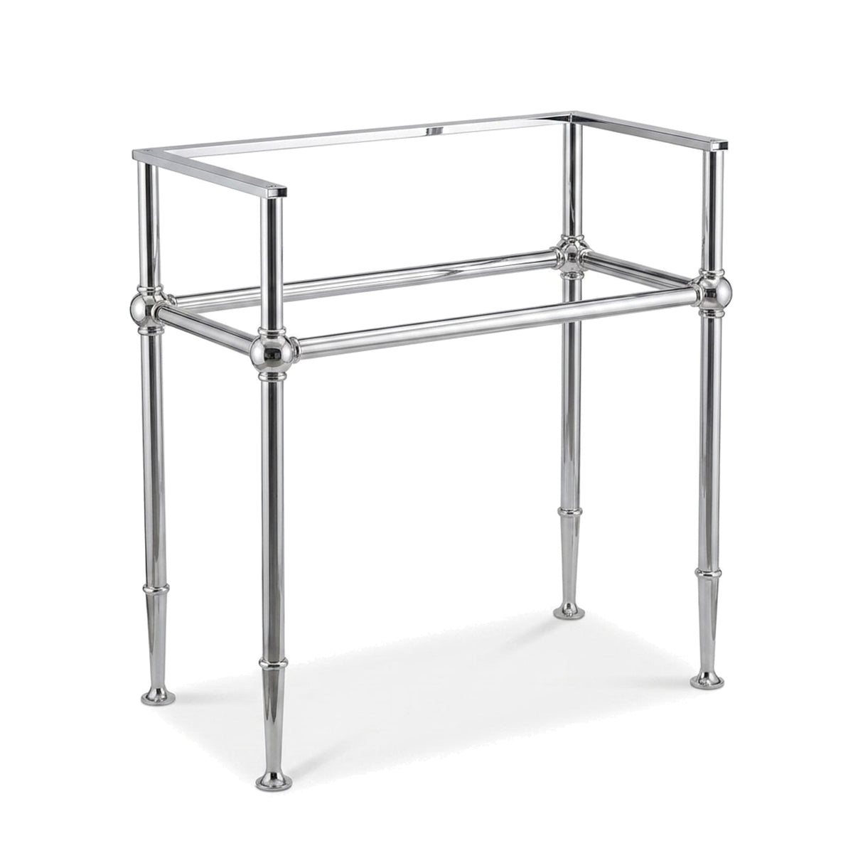 Metal Stand No. 832 – custom stainless steel vanity stand — view 1