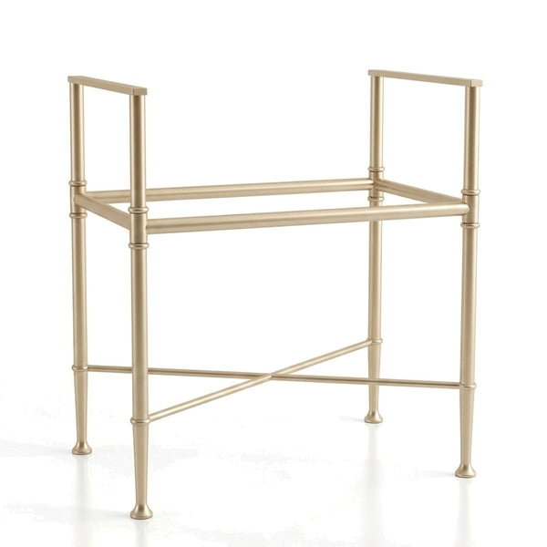 Metal Stand No. 817 – Custom Size Vanity Legs for Marble Sink | Brass, Black or Chrome PVD Stainless Steel Console