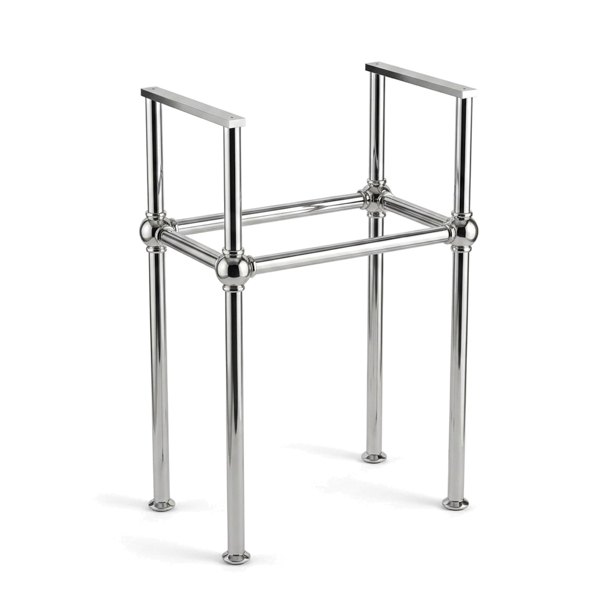 Metal Stand No. 822 – custom stainless steel vanity stand — view 1