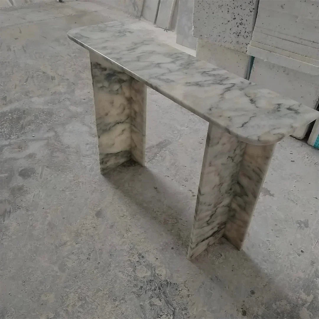 Calacatta Green Marble Console Table