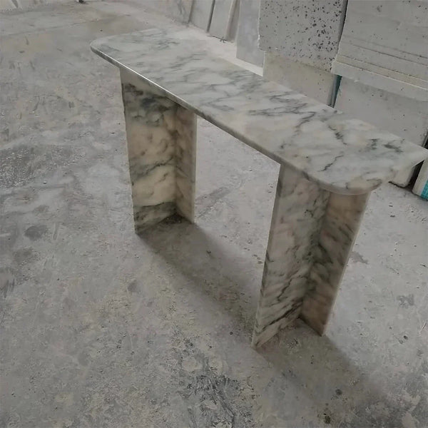 Calacatta Green Marble Console Table hover