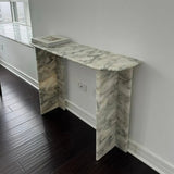 Calacatta Green Marble Console Table