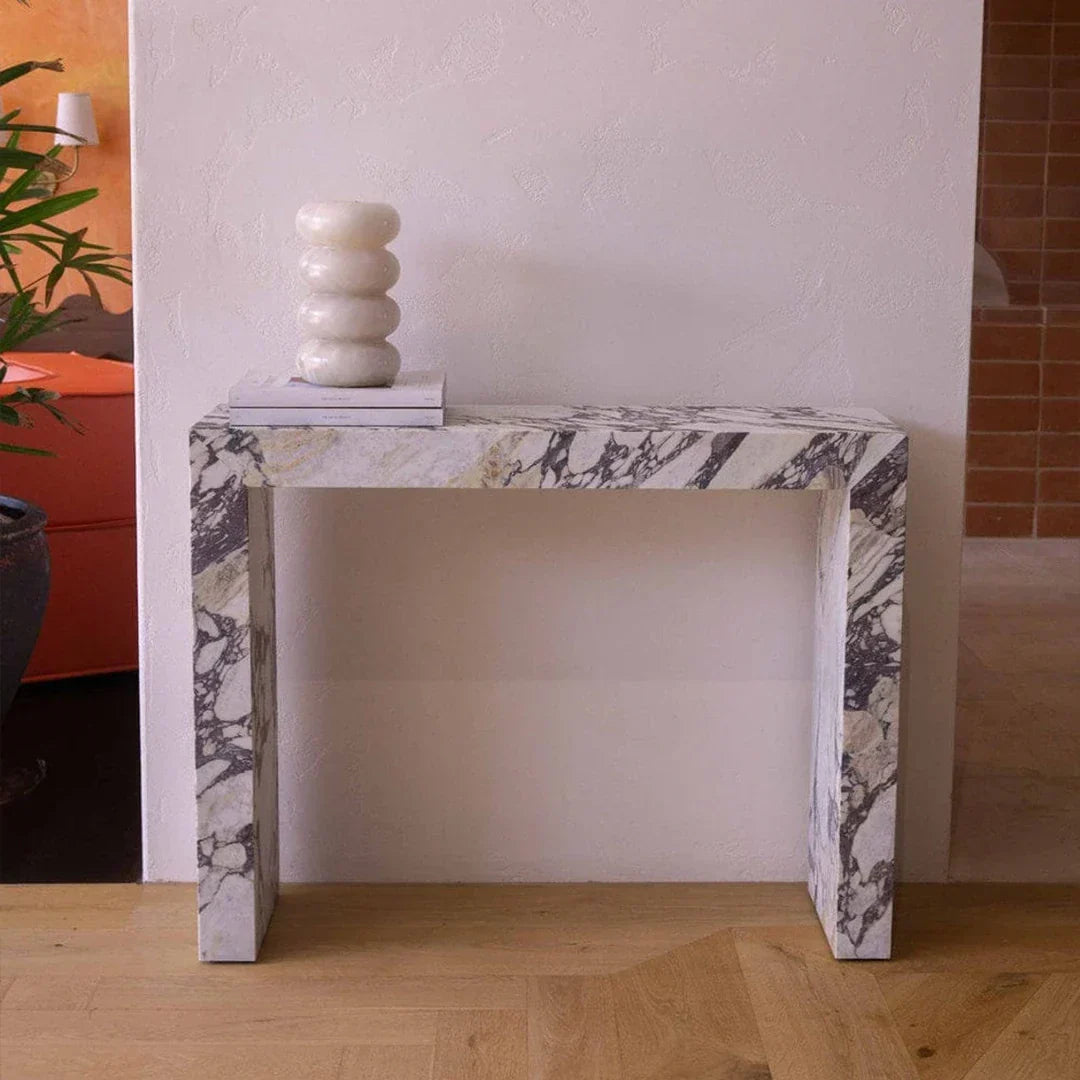 Calacatta Viola Marble Console Table