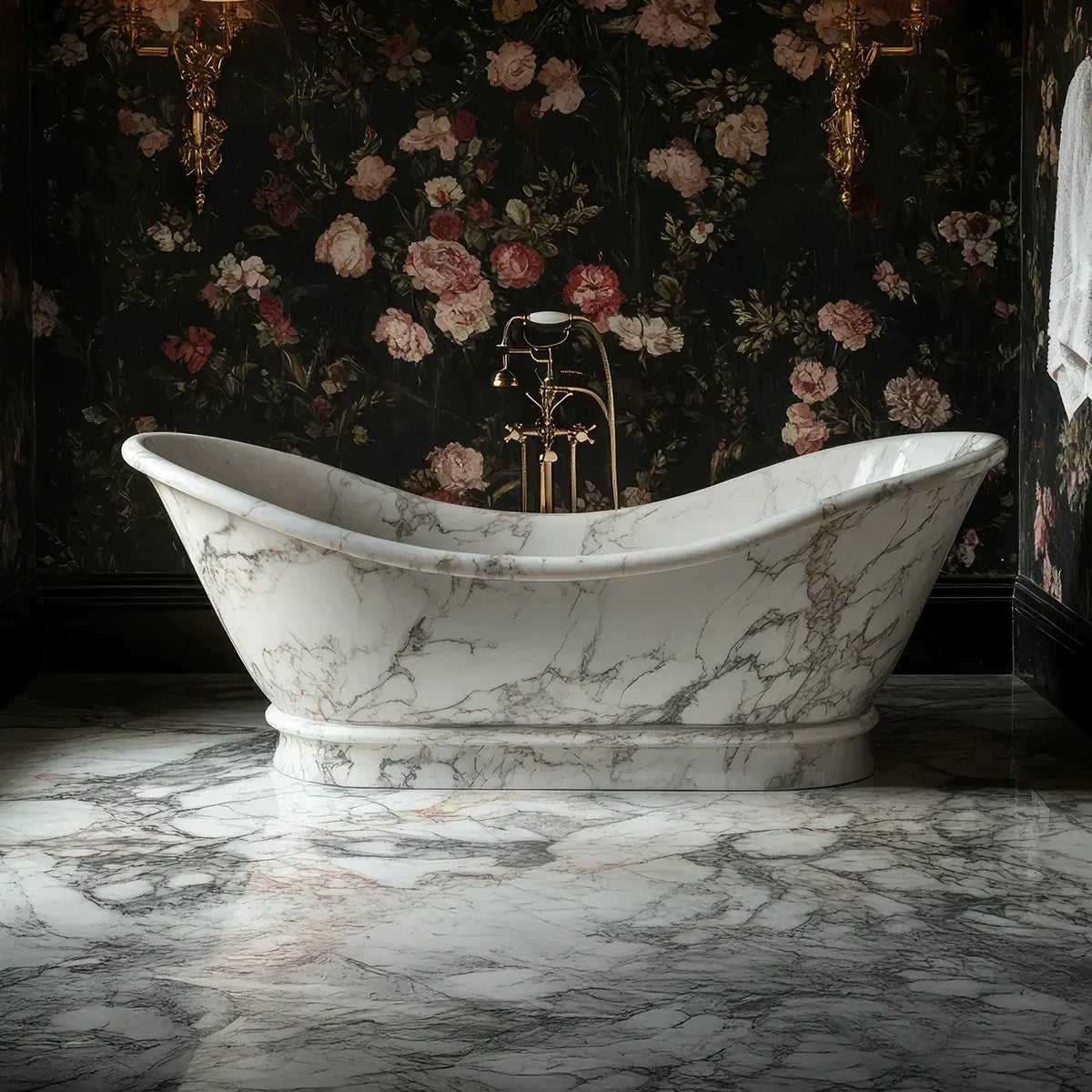 Garden Marble Bathtub