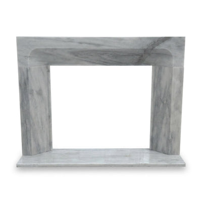 Carrara Marble Fireplace Mantel with Polished Finish